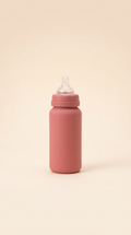 Blush Berry Silicone Feeding Bottle