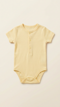 Buttercream Cotton Baby Onesie
